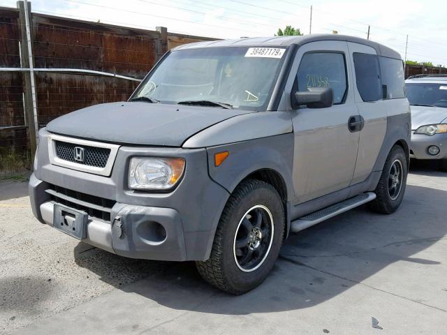 5J6YH28543L003536 - 2003 HONDA ELEMENT EX GRAY photo 2