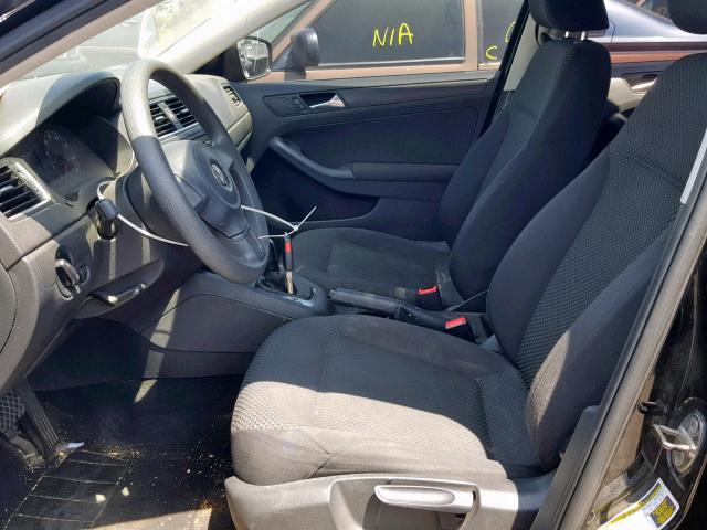 3VW2K7AJ3CM426461 - 2012 VOLKSWAGEN JETTA BASE 黑色 照片 5