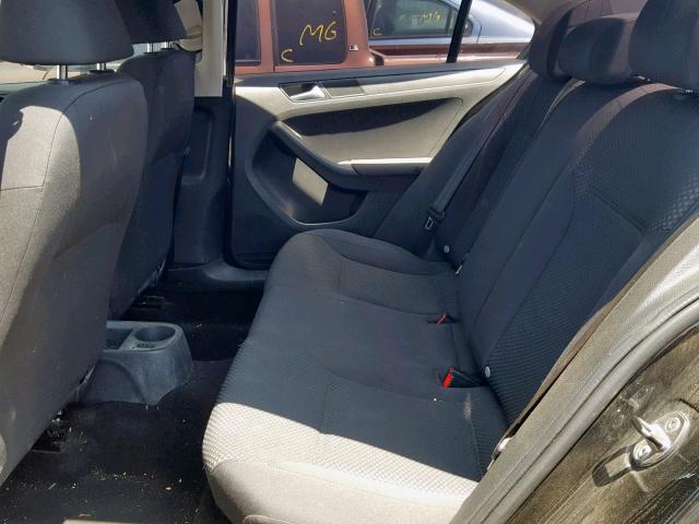 3VW2K7AJ3CM426461 - 2012 VOLKSWAGEN JETTA BASE 黑色 照片 6