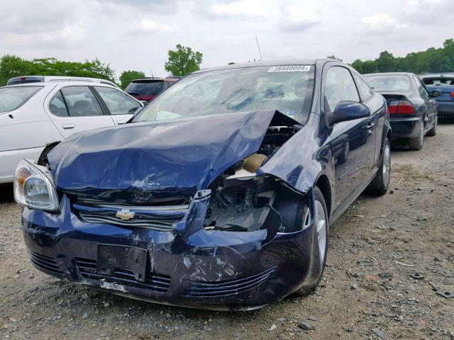 1G1AL18F687302155 - 2008 CHEVROLET COBALT LT BLUE photo 2