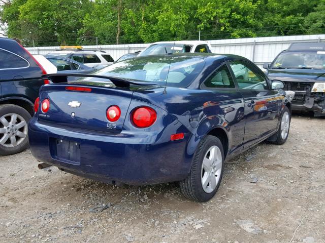 1G1AL18F687302155 - 2008 CHEVROLET COBALT LT BLUE photo 4