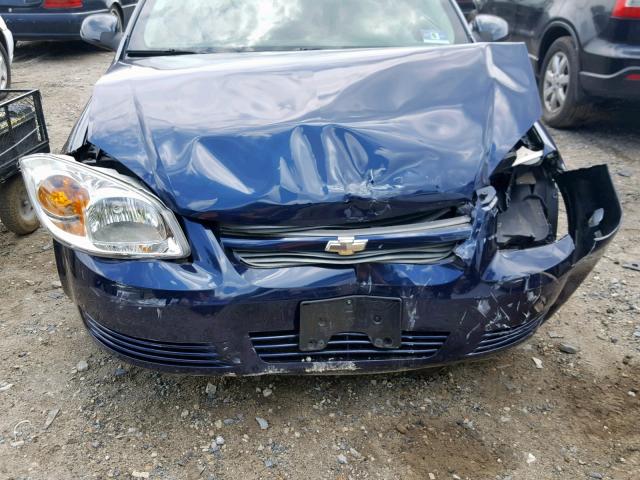 1G1AL18F687302155 - 2008 CHEVROLET COBALT LT BLUE photo 7