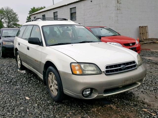 4S3BH6659Y7607458 - 2000 SUBARU LEGACY OUT WHITE photo 1