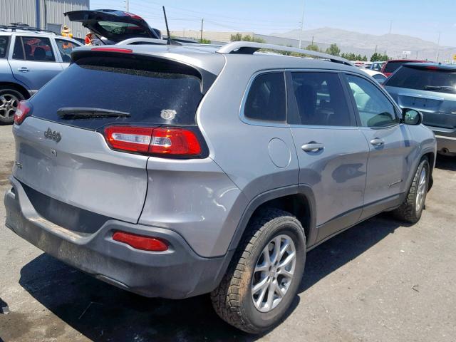 1C4PJMCB7HW511715 - 2017 JEEP CHEROKEE L GRAY photo 4