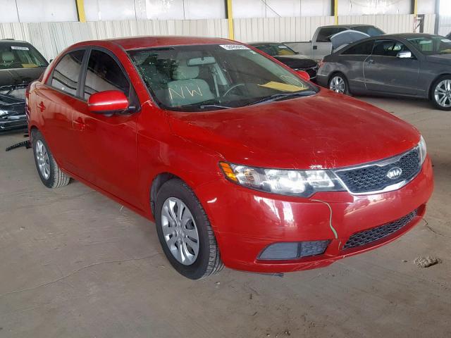 KNAFU4A2XD5740442 - 2013 KIA FORTE EX RED photo 1