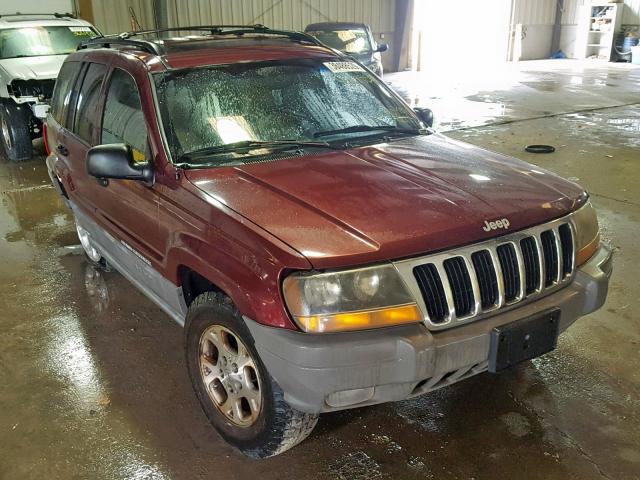 1J4GW58S7XC624168 - 1999 JEEP GRAND CHER BURGUNDY photo 1