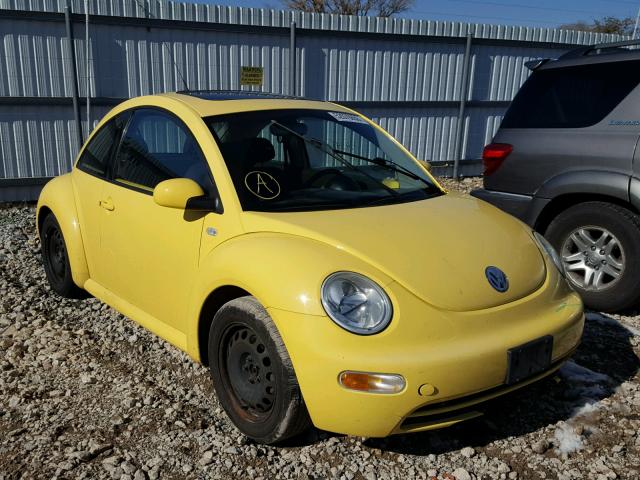 3VWBK21C13M425975 - 2003 VOLKSWAGEN NEW BEETLE YELLOW photo 1