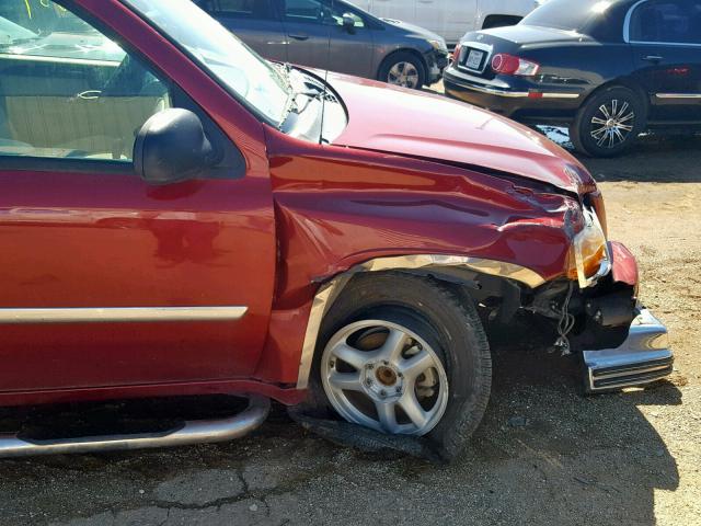 1GKDS13S372151447 - 2007 GMC ENVOY MAROON photo 10