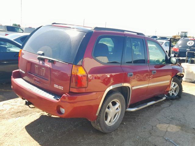 1GKDS13S372151447 - 2007 GMC ENVOY MAROON photo 4