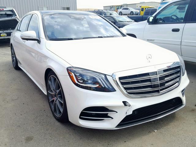 WDDUG8DBXKA468845 - 2019 MERCEDES-BENZ S 560 WHITE photo 1