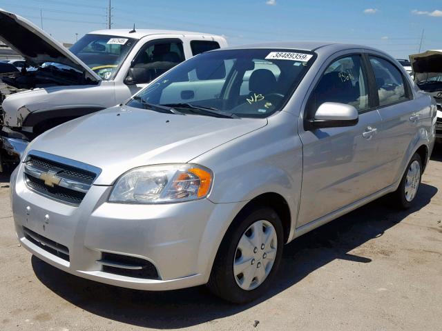 KL1TD5DE3BB147867 - 2011 CHEVROLET AVEO LS SILVER photo 2