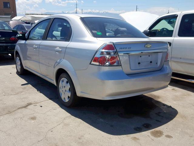 KL1TD5DE3BB147867 - 2011 CHEVROLET AVEO LS SILVER photo 3