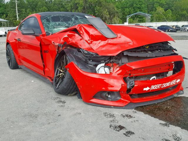 1FA6P8CF1H5328293 - 2017 FORD MUSTANG GT RED photo 1