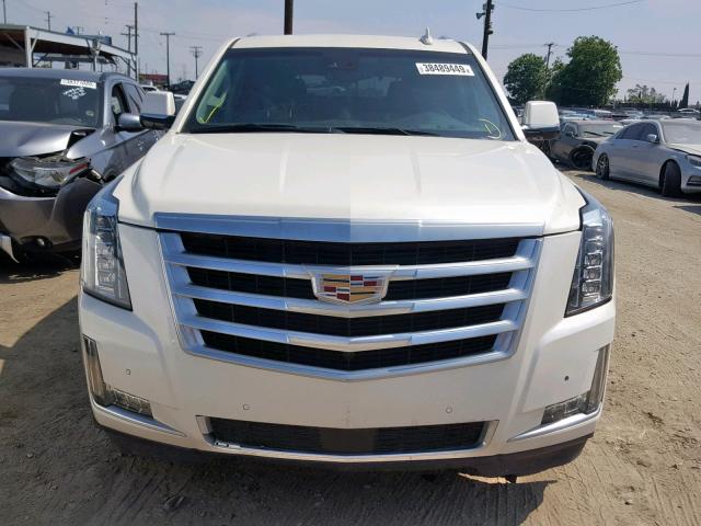 1GYS4NKJ7FR675519 - 2015 CADILLAC ESCALADE P WHITE photo 10