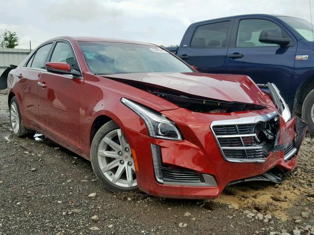 1G6AR5S35E0150937 - 2014 CADILLAC CTS LUXURY RED photo 1