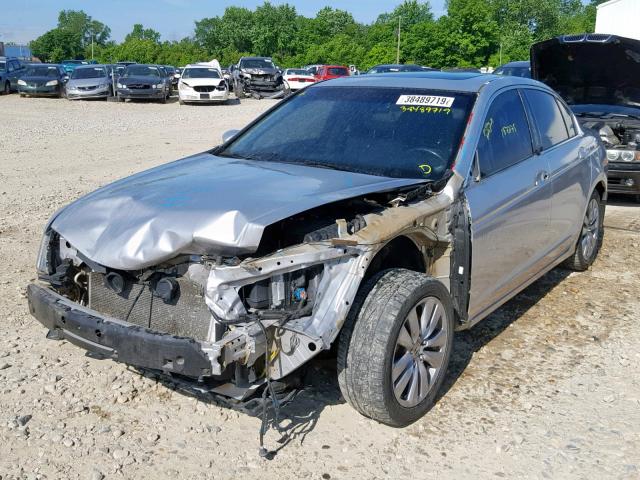 1HGCP2F82BA026258 - 2011 HONDA ACCORD EXL SILVER photo 2