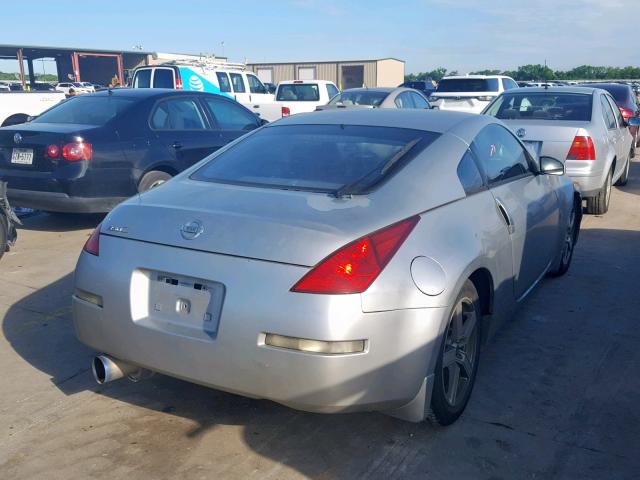 JN1AZ34DX5M607440 - 2005 NISSAN 350Z COUPE SILVER photo 4