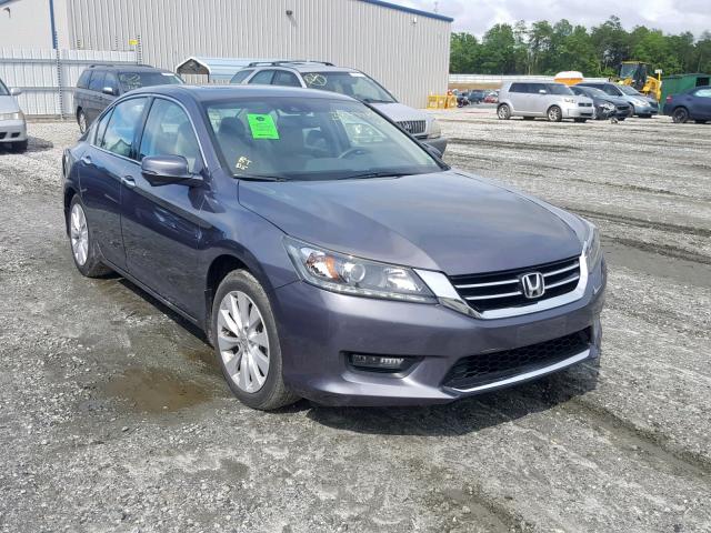 1HGCR3F85FA015423 - 2015 HONDA ACCORD EXL GRAY photo 1