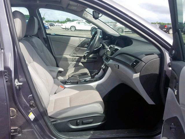 1HGCR3F85FA015423 - 2015 HONDA ACCORD EXL GRAY photo 5