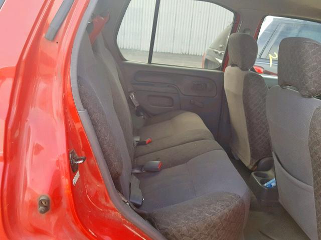 5N1ED28Y7YC542511 - 2000 NISSAN XTERRA XE RED photo 6