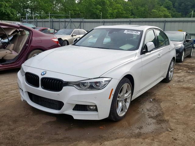 WBA8B7G51GNT95775 - 2016 BMW 340 XI WHITE photo 2