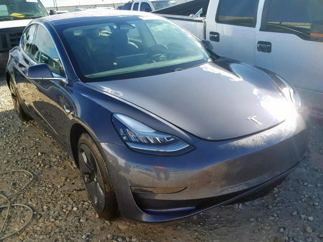 5YJ3E1EA2JF157649 - 2018 TESLA MODEL 3 GRAY photo 1