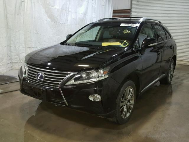 JTJBC1BAXD2056286 - 2013 LEXUS RX 450 BLACK photo 2