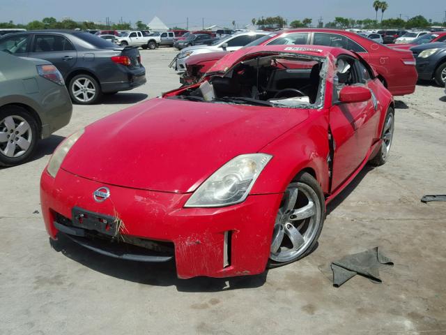 JN1BZ34E78M750220 - 2008 NISSAN 350Z COUPE RED photo 2