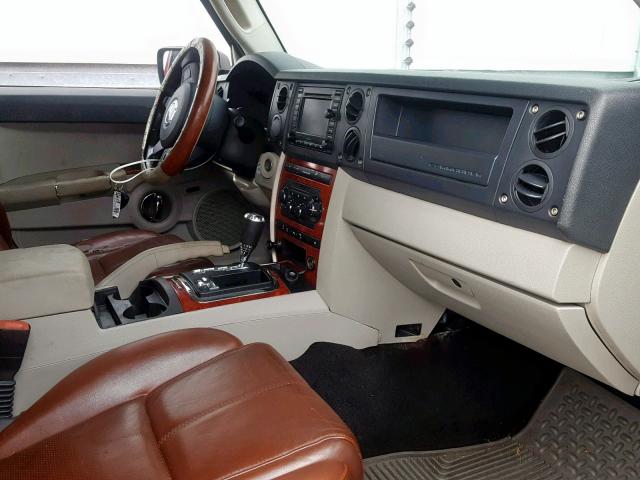 1J8HG58256C165348 - 2006 JEEP COMMANDER RED photo 5