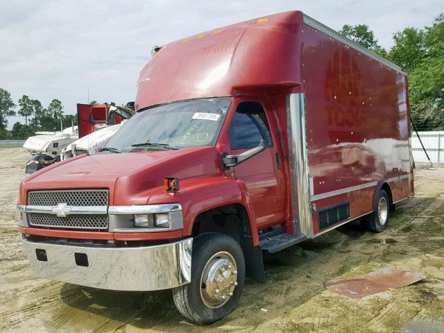 1GBE5V1296F431693 - 2006 CHEVROLET C5500 C5V0 MAROON photo 2