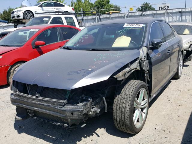 1VWBS7A35EC121095 - 2014 VOLKSWAGEN PASSAT SE GRAY photo 2