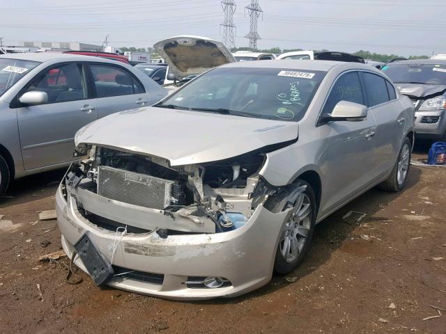 1G4GC5EC8BF395210 - 2011 BUICK LACROSSE C GOLD photo 2