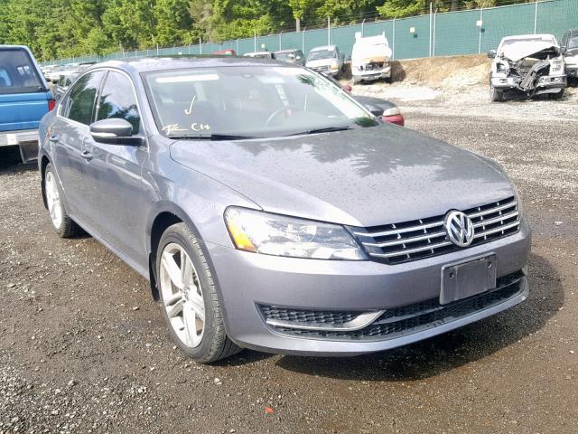 1VWBV7A32FC040841 - 2015 VOLKSWAGEN PASSAT SE GRAY photo 1