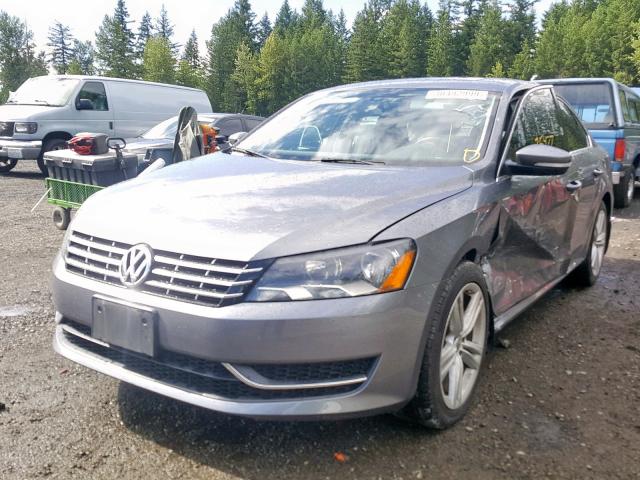 1VWBV7A32FC040841 - 2015 VOLKSWAGEN PASSAT SE GRAY photo 2