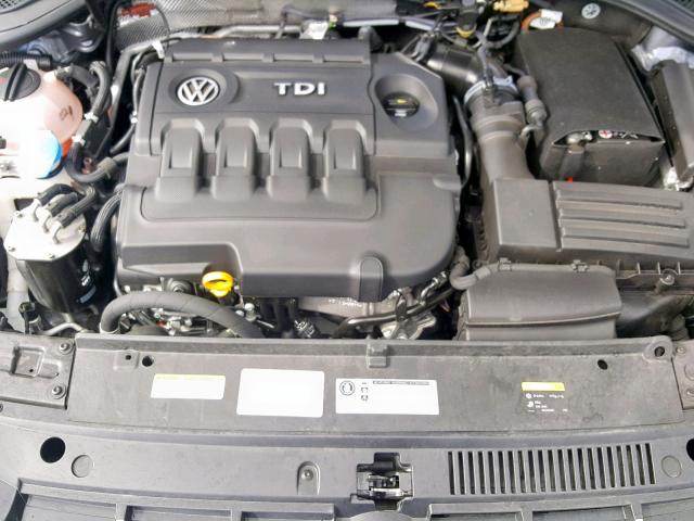 1VWBV7A32FC040841 - 2015 VOLKSWAGEN PASSAT SE GRAY photo 7