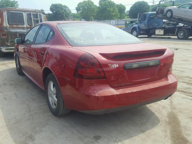 2G2WP552281122294 - 2008 PONTIAC GRAND PRIX 红色 照片 3