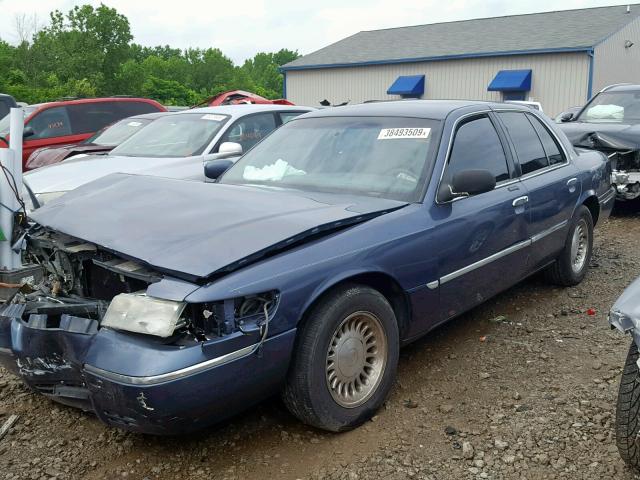 2MEFM75W0WX697134 - 1998 MERCURY GRAND MARQ BLUE photo 2