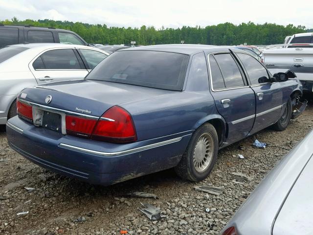 2MEFM75W0WX697134 - 1998 MERCURY GRAND MARQ BLUE photo 4