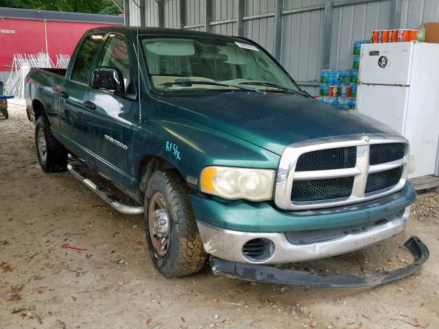 3D7KA28D13G753910 - 2003 DODGE RAM 2500 S მწვანე ფოტო 1