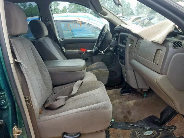 3D7KA28D13G753910 - 2003 DODGE RAM 2500 S მწვანე ფოტო 5