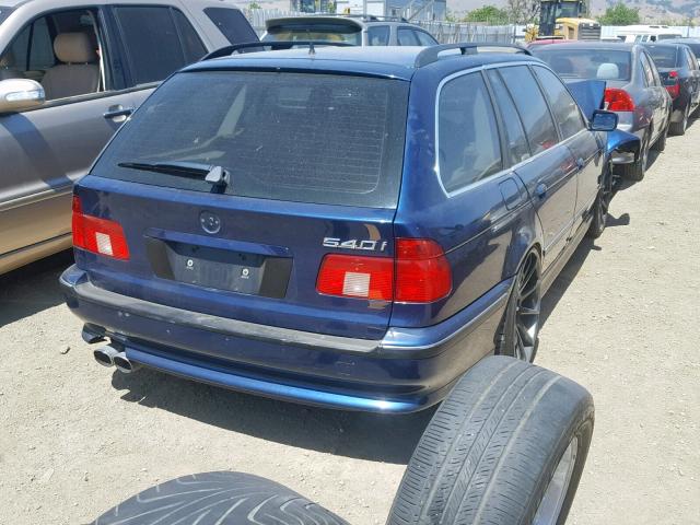 WBADR6333XGN90578 - 1999 BMW 540 IT AUT BLUE photo 4