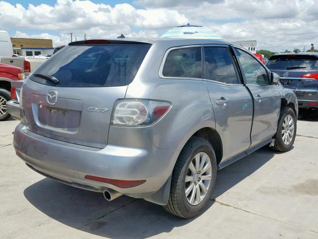 JM3ER2A52B0394418 - 2011 MAZDA CX-7 SILVER photo 4