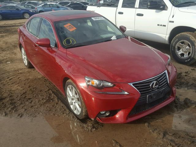 JTHBF1D29F5073175 - 2015 LEXUS IS 250 RED photo 1