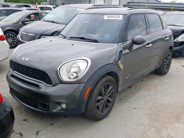 WMWZC5C54BWM10395 - 2011 MINI COOPER S C GRAY photo 2