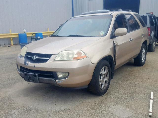 2HNYD18631H543713 - 2001 ACURA MDX TOURIN GOLD photo 2