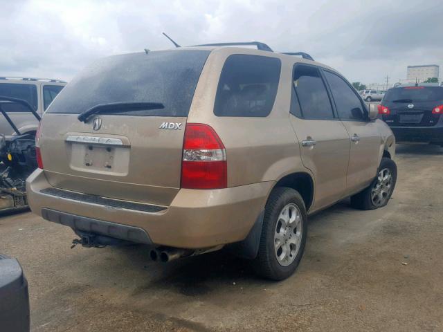 2HNYD18631H543713 - 2001 ACURA MDX TOURIN GOLD photo 4