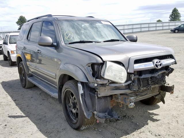 5TDBT48A36S271533 - 2006 TOYOTA SEQUOIA LI GRAY photo 1