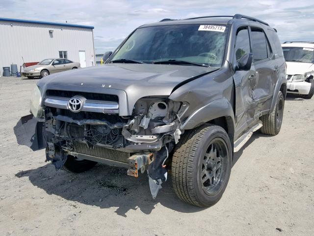 5TDBT48A36S271533 - 2006 TOYOTA SEQUOIA LI GRAY photo 2