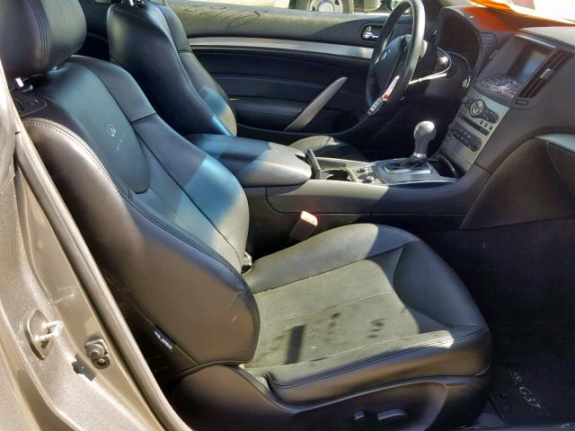 JN1CV6EK6CM420793 - 2012 INFINITI G37 BASE GRAY photo 5