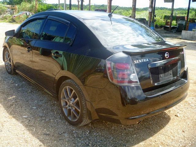 3N1CB6APXCL645710 - 2012 NISSAN SENTRA SE- BLACK photo 3